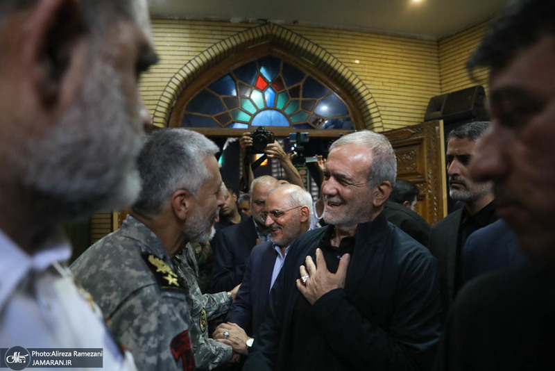 مراسم تکریم ۵۷ شهید گلگون کفن ارتش جمهوری اسلامی ایران