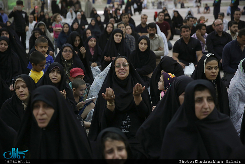 مراسم تشییع پیکر مطهر شهید حمله تروریستی اخیر مازیار سبزعلی در حرم مطهر امام خمینی(س)