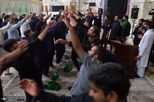 مراسم عزاداری پاکستانی ها در حرم مطهر امام خمینی (س)