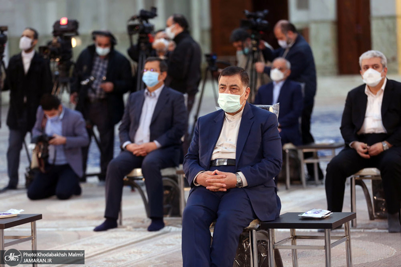 تجدید میثاق رئیس جمهور و اعضای هیأت دولت با آرمان‌های حضرت امام(س)