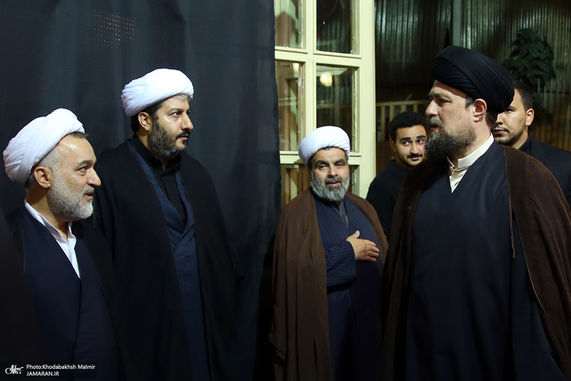 مراسم بزرگداشت آیت الله حسن صانعی (ره) در حسینیه جماران -1