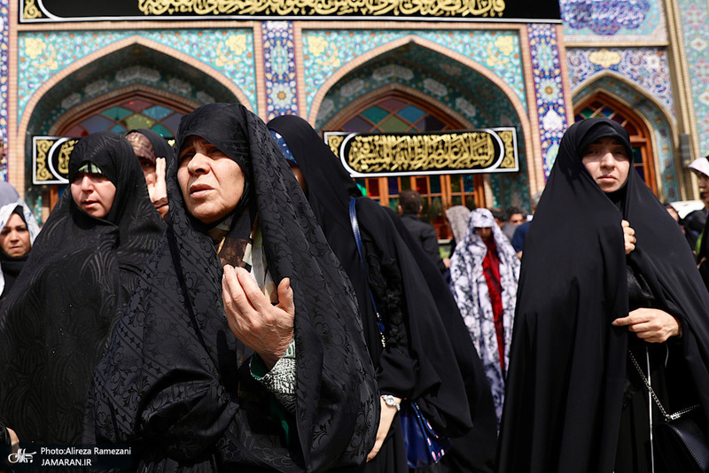 مراسم تحويل سال در آستان حضرت امام زاده صالح (ع)