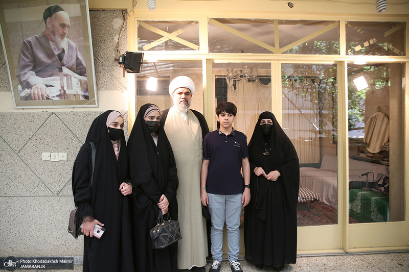 بازدید نماینده آیت الله العظمی یعقوبی از جماران / قیس طایی