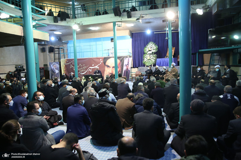 مراسم بزرگداشت مرحوم حاج عیسی جعفری و مرحوم سید احمد میریان در حسینیه جماران