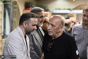 مراسم ختم مرحوم اکبر عبدی در مسجد بلال صدا و سیما