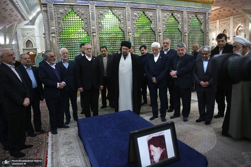 تجدید میثاق اعضای هیئت دولت با آرمان های امام خمینی (س) -1