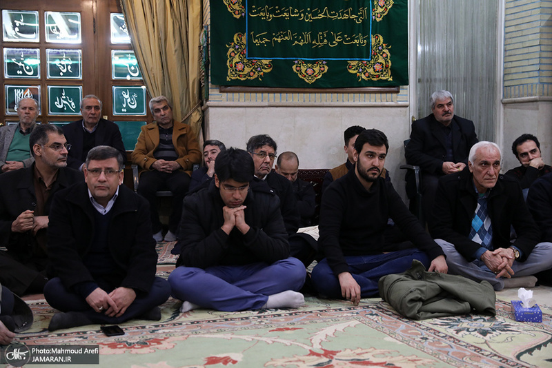 عزاداری شب شهادت حضرت فاطمه(س) در دارالزهرا(س)