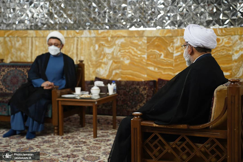 دیدار سرپرست موسسه تنظیم و نشر آثار امام خمینی(س) با تولیت آستان قدس رضوی / مروی - کمساری