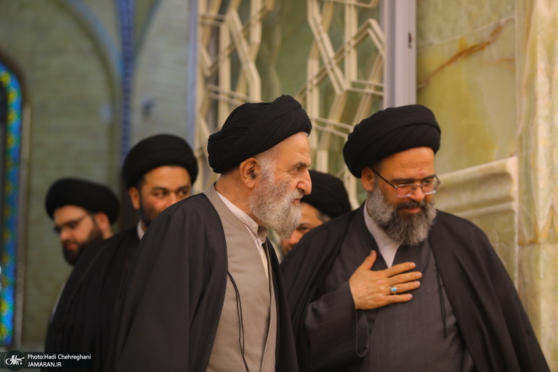 مراسم سومین سالگرد ارتحال آیت الله العظمی علوی گرگانی (ره) در مسجد اعظم قم‎