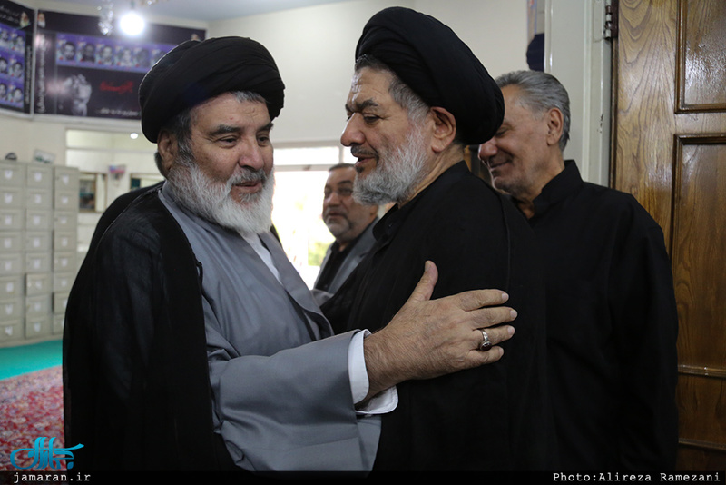 مراسم ختم مادر حجت الاسلام و المسلمین محتشمی پور در مسجد خاتم انبیاء (ص)