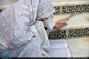 مراسم دعای عرفه در  حرم مطهر امام خمینی(س)