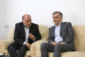 دیدار رئیس کمیته امداد امام خمینی با سید حسن خمینی