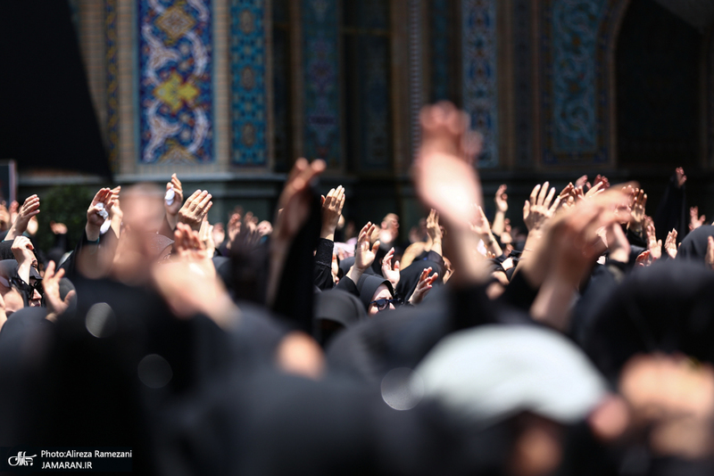 مراسم عزاداری روز تاسوعای حسینی (ع) در امام زاده صالح (ع)