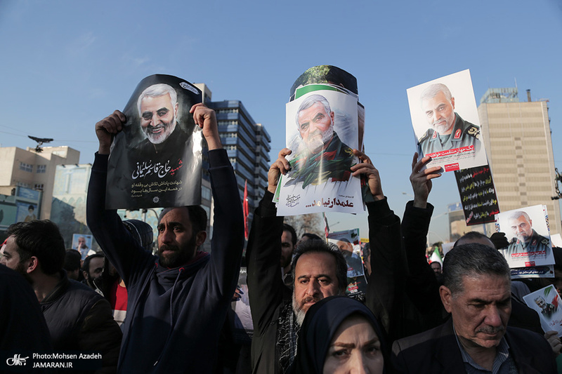 حضور میلیون ها تهرانی در تشییع پیکر مطهر سردار قاسم سلیمانی - 4
