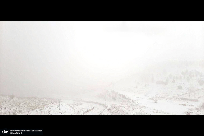 برف و مه در تهران - 21 دیماه 1401