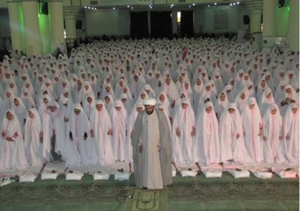 جشن عبادت دانش آموزان شهرری در حرم عبدالعظیم (ع) برگزار شد