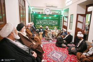 مراسم عمامه گذاری و جشن ولادت امیرالمومنین (ع) در بیوت مراجع و علماء‎‎