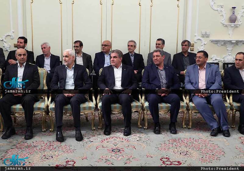 دکتر روحانی در دیدار عیدانه جمعی از وزرا،استانداران و مدیران دستگاههای اجرایی