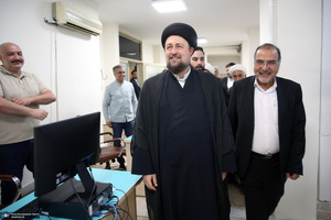 بازدید «سید حسن خمینی» از موسسه مطبوعاتی ایران