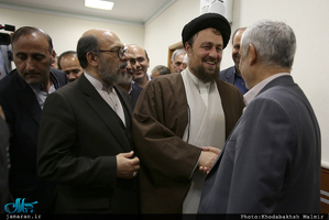 دیدار اعضای هیات رییسه و مدیران استانی دانشگاه آزاد اسلامی با سید حسن خمینی