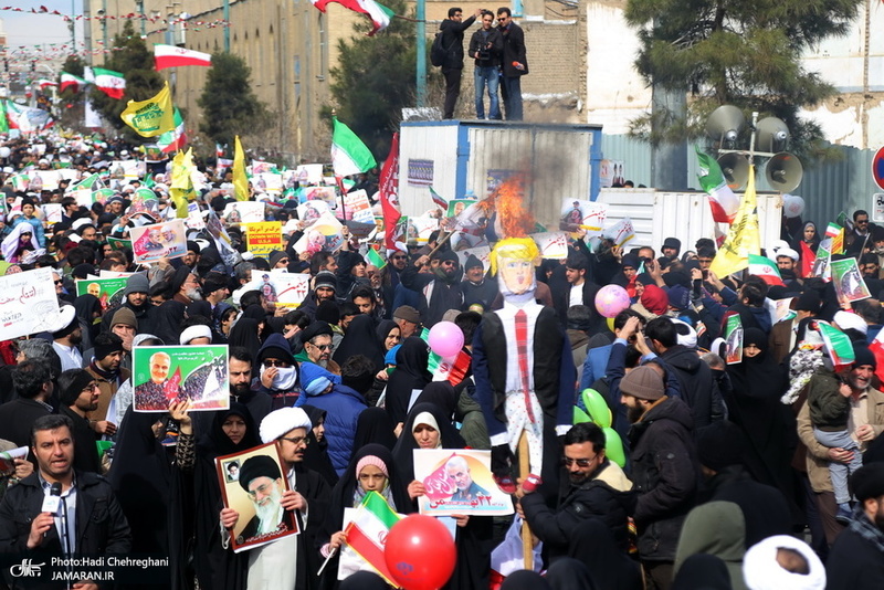 راهپیمایی باشکوه 22 بهمن در قم