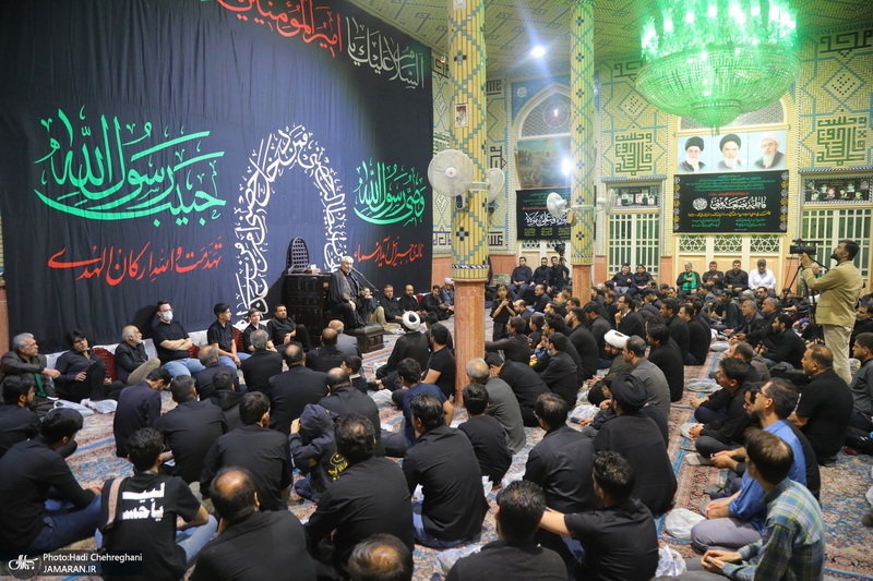 احیای شب بیست و یکم ماه مبارک رمضان در تکیه حاج سید حسن قم