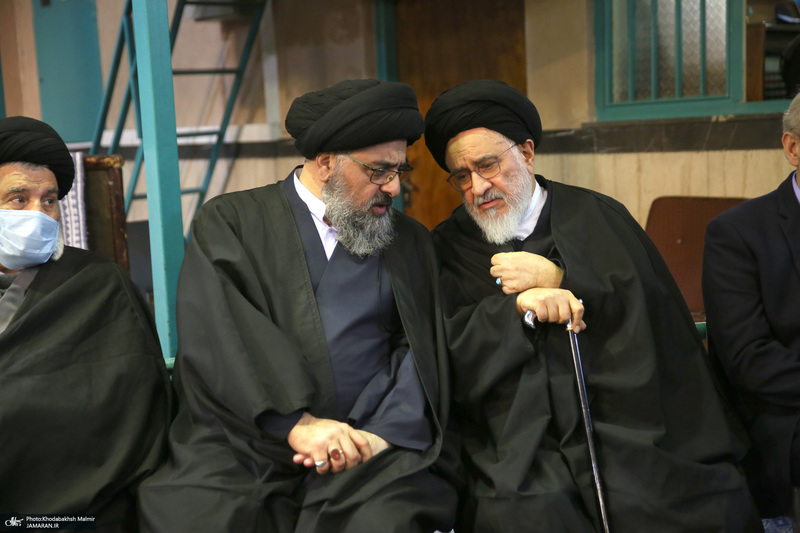 مراسم سالگرد رحلت آیت‌الله سید محمد موسوی بجنوردی در حسینیه جماران  -1