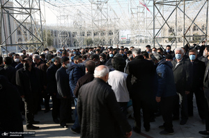 مراسم تشییع و خاکسپاری سید احمد میریان در حرم مطهر امام خمینی