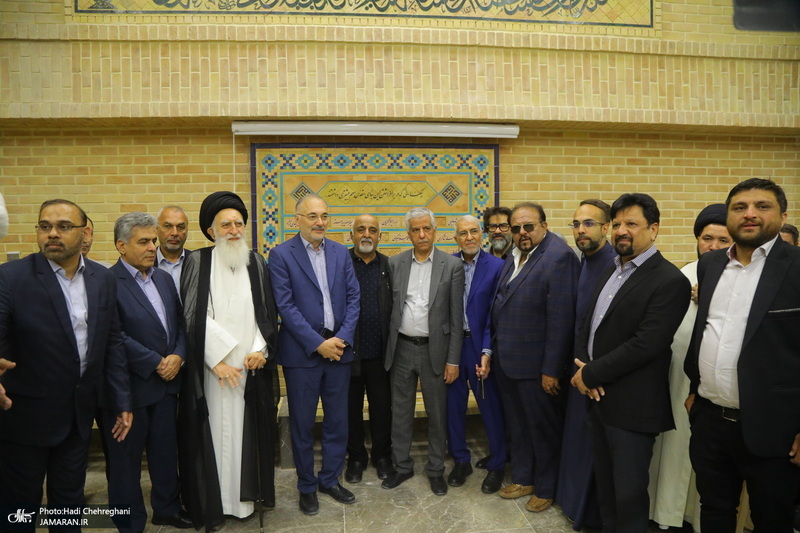 مراسم افتتاح حسینیه آیت الله العظمی بروجردی (ره) در شهر سامرا