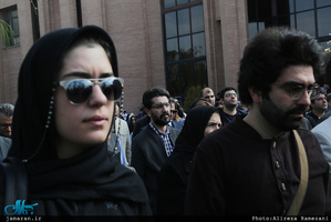 مراسم تشییع داریوش شایگان