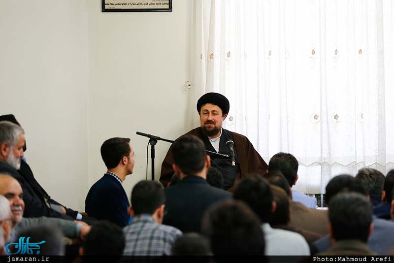 دیدار جمعی از فعالان فضای مجازی با سید حسن خمینی