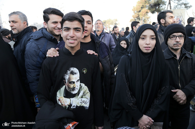 حضور میلیون ها تهرانی در تشییع پیکر مطهر سردار قاسم سلیمانی - 4