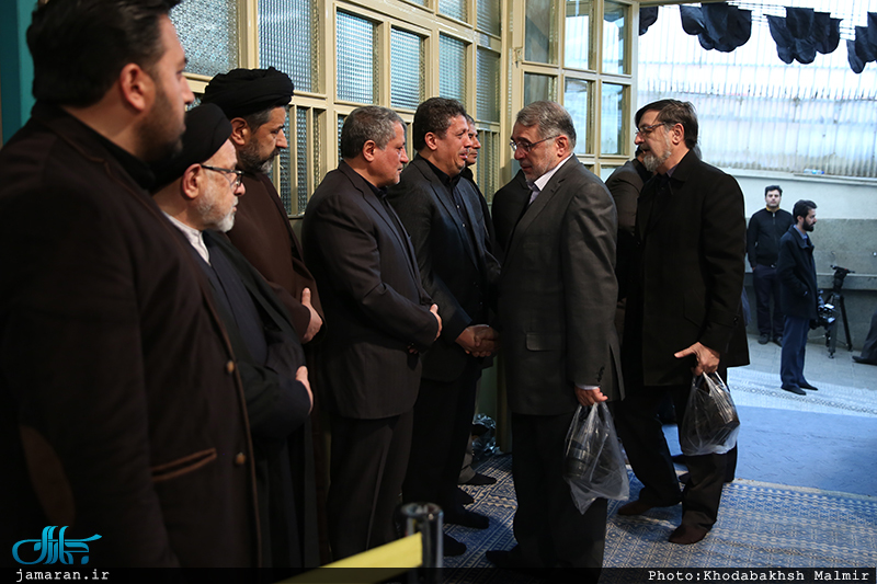 مراسم وداع با پیکر آیت الله هاشمی رفسنجانی(ره) در حسینیه جماران-5