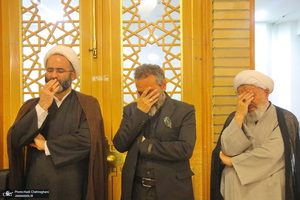 مراسم اولین سالگرد علامه حسن زاده آملی (ره) در حرم حضرت معصومه (س)‎‎