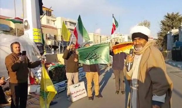 شعارهای تند حامیان قانون حجاب علیه سران قوا ادامه دارد! + تصاویر