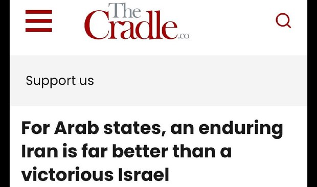 «از نگاه کشورهای عربی؛ بقای ایران بهتر از پیروزی اسرائیل است»