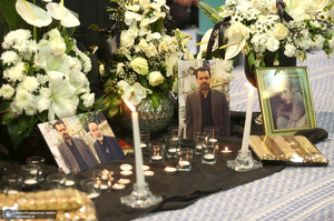 مراسم بزرگداشت مرحوم حاج عیسی جعفری و مرحوم سید احمد میریان در حسینیه جماران