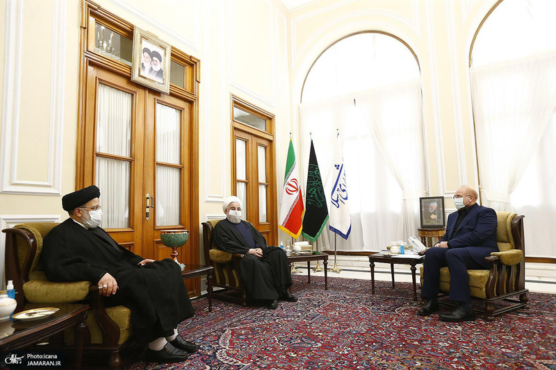 نشست مشترک روحانی، رییسی و قالیباف 