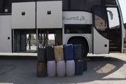 اتوبوس با گازوئیل قاچاق در بیرجند توقیف شد