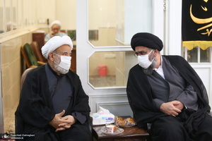 مراسم شهادت امام حسن مجتبی(ع) در بیت آیت الله العظمی فاضل لنکرانی(ره)