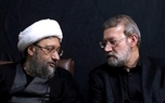 گریه آیت‌الله آملی لاریجانی هنگام نام بردن از برادر شهیدش علی لاریجانی + فیلم