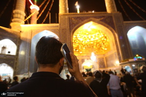 مراسم احیای شب بیست و یکم ماه رمضان در حرم مطهر حضرت معصومه (س)