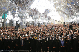 سخنرانی رهبر معظم انقلاب در اجتماع زائران و مجاوران حرم مطهر رضوی