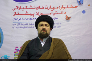 حضور سید حسن خمینی در جشنواره مهارت های تشکیلاتی دانش آموزان 