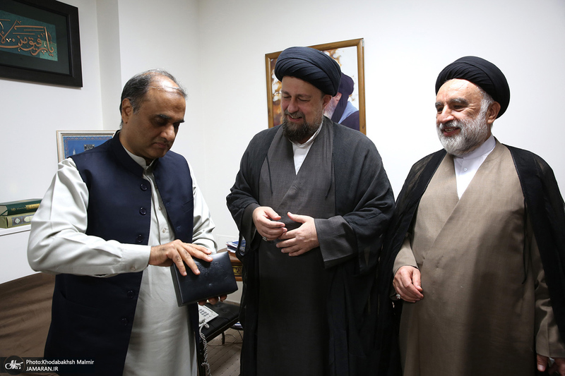 دیدار سفیر پاکستان با آیت الله سید حسن خمینی