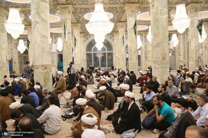 مراسم بزرگداشت همسر آیت الله جوادی آملی در مسجد اعظم قم