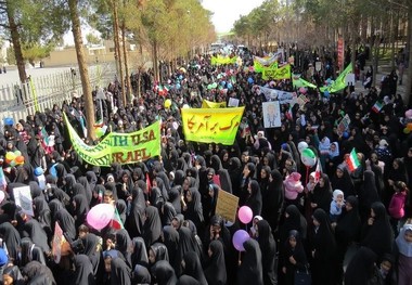 مسیر راهپیمایی 22 بهمن در ابرکوه مشخص شد