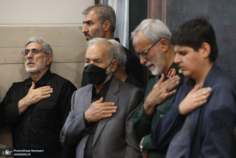 مراسم چهلمین روز شهادت سپهبد حسین سلامی