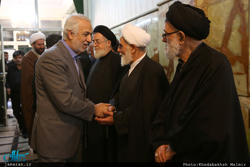 مراسم بزرگداشت حجت الاسلام و المسلمین قرهی در مسجد مسجد حجت بن الحسن(عج)