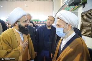 مراسم ختم همسر آیت الله العظمی سبحانی در قم